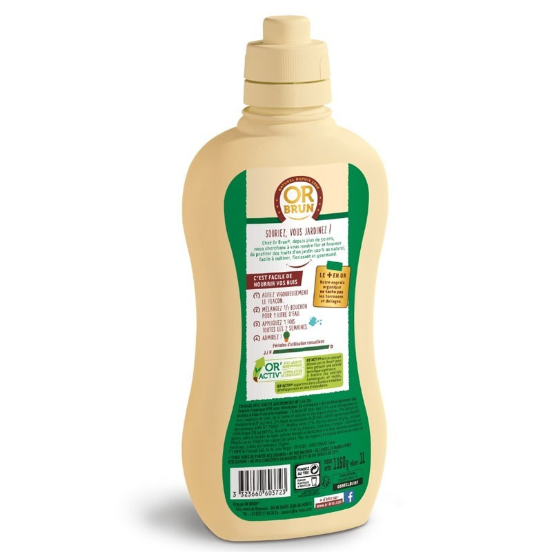 Engrais liquide Buis 1L - Or brun