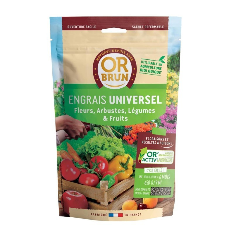 Universal Fertilizer 650g - Or Brun