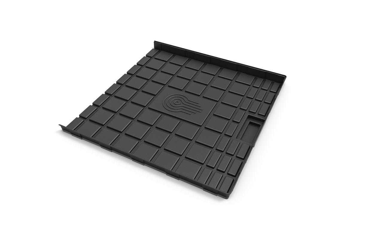 MODULAR ABS GROW TRAY END 120 X 120