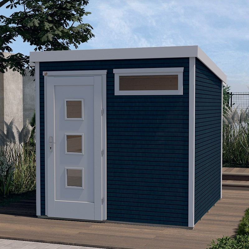 WEKA - Design Shelter WekaLine 171+ Confort - Anthrazit - 2,40 x 2,35 x 2,35 m