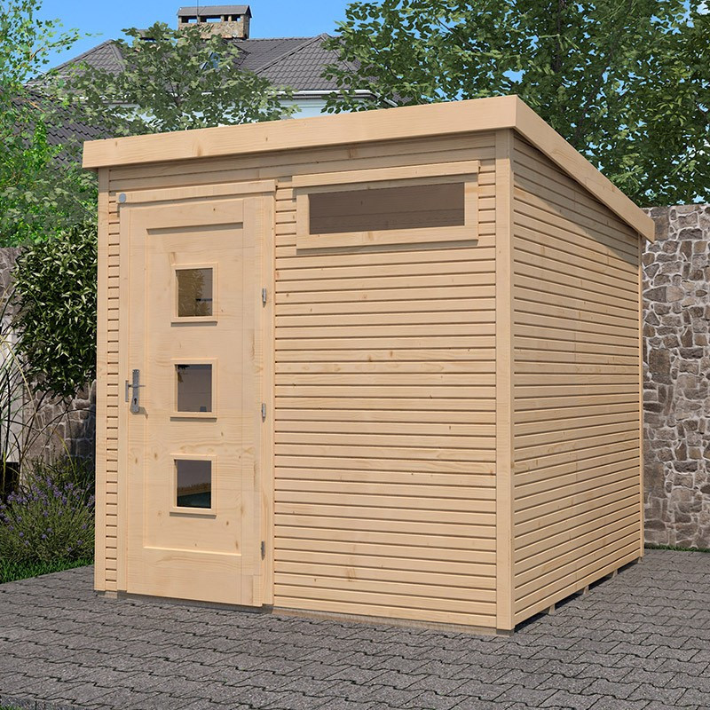 WEKA - Design Shelter WekaLine 171+ Comfort - Raw aspect - 2,40 x 2,35 x 2,35 m