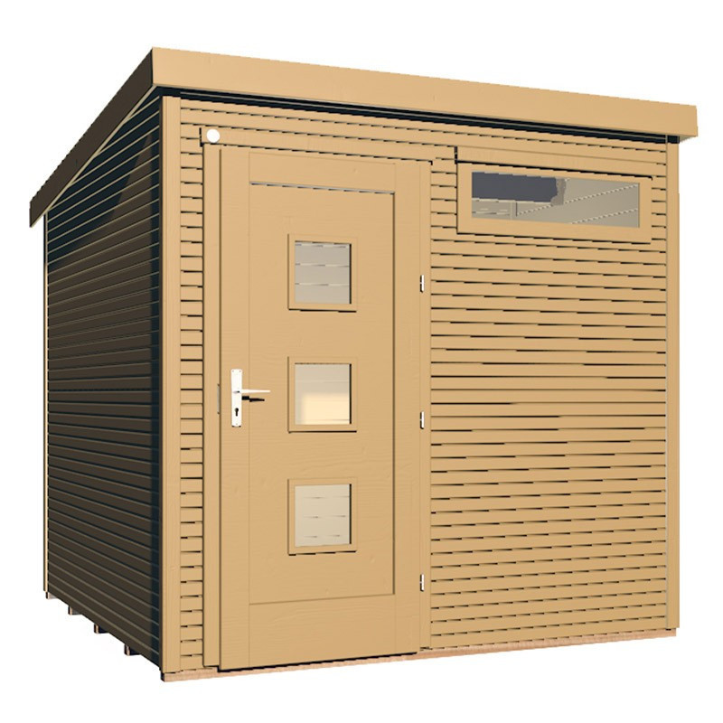 WEKA - Design Shelter WekaLine 171+ Comfort - Raw aspect - 3,01 x 2,95 x 2,35 m