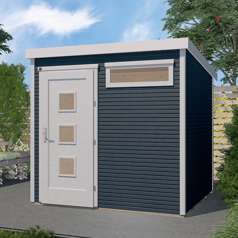 WEKA - Design Shelter WekaLine 171 - Anthracite - 2.40 x 2.35 x 2.13 m