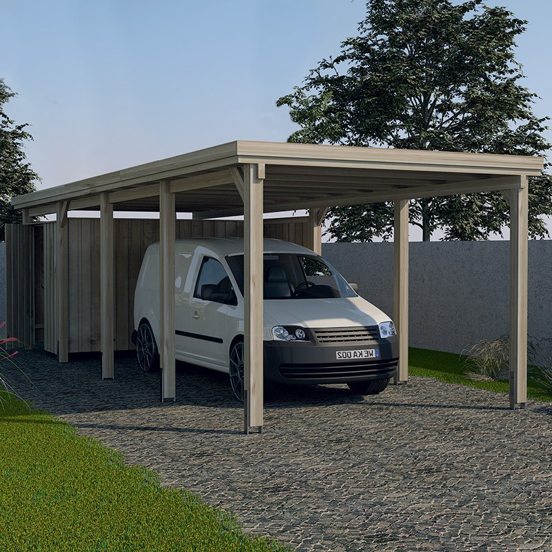 WEKA - Single Vehicle Garage Shelter 617 - 8.02 x 3.22 x 2.15 m