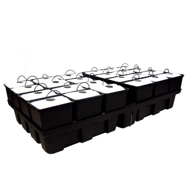 Système aéroponique - AeroPro 2 m² 24 pots 200 x 99 x 38,5 cm - Platinium Aeroponics