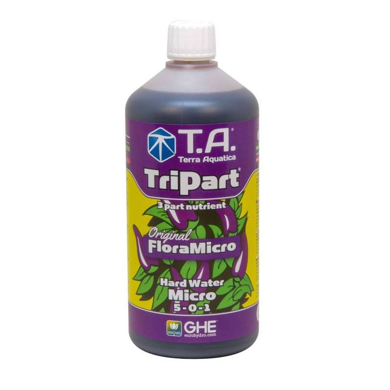 Fertilizers GHE TripartMicro hard water 1L (Flora Micro)