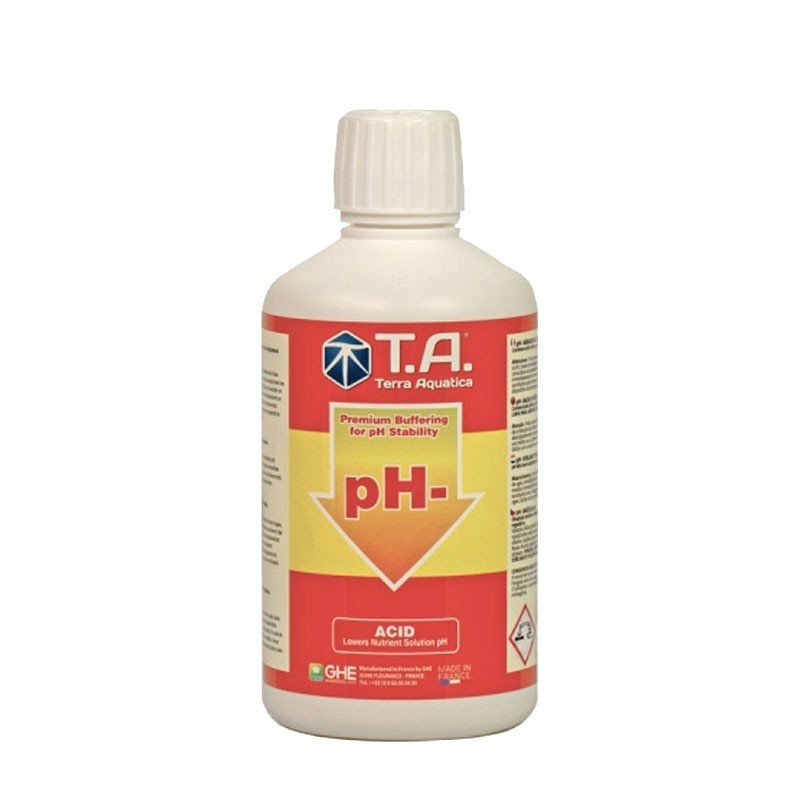 regolatore di pH - pH down 500mL - Terra Aquatica GHE