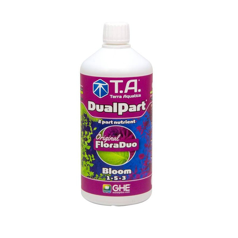 Engrais de floraison Dualpart bloom 1L - Terra Aquatica GHE (Floraduo)