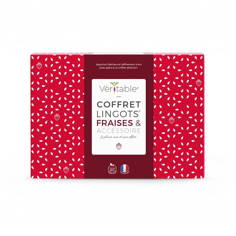 Coffret de Lingots fraise + accessoire - Cartouche de graine pour
