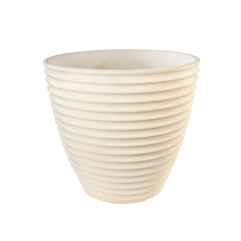 Vase cannelé nova - H 52cm - Blanc – Hairie-Grandon