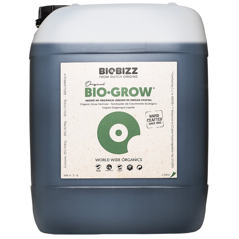 Biobizz Bio Grow 10L , engrais de croissance biologique