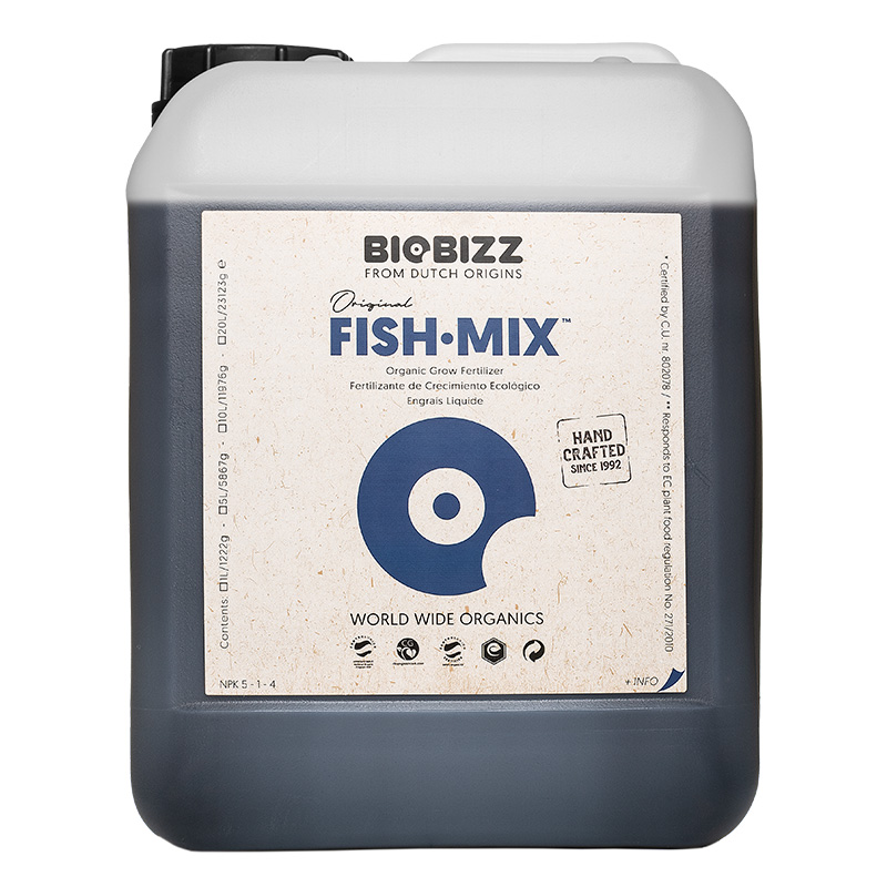 Peixe Mix 5 L fertilizante de promoção do crescimento - Biobizz