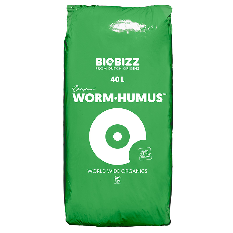 fertilizzante a base di humus di vermi, sacco da 40 l Biobizz