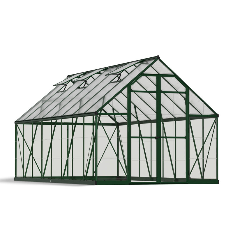 Gartengewächshaus 240x480 cm - Balance Green - Canopia