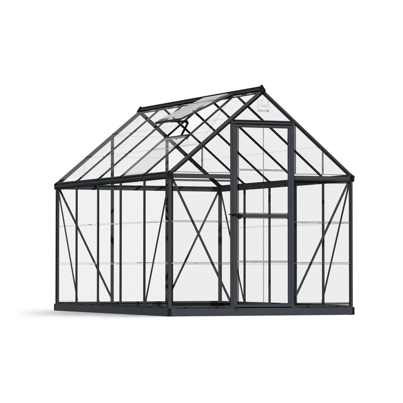 Gartengewächshaus180x300cm - - Harmony Grau - Canopia