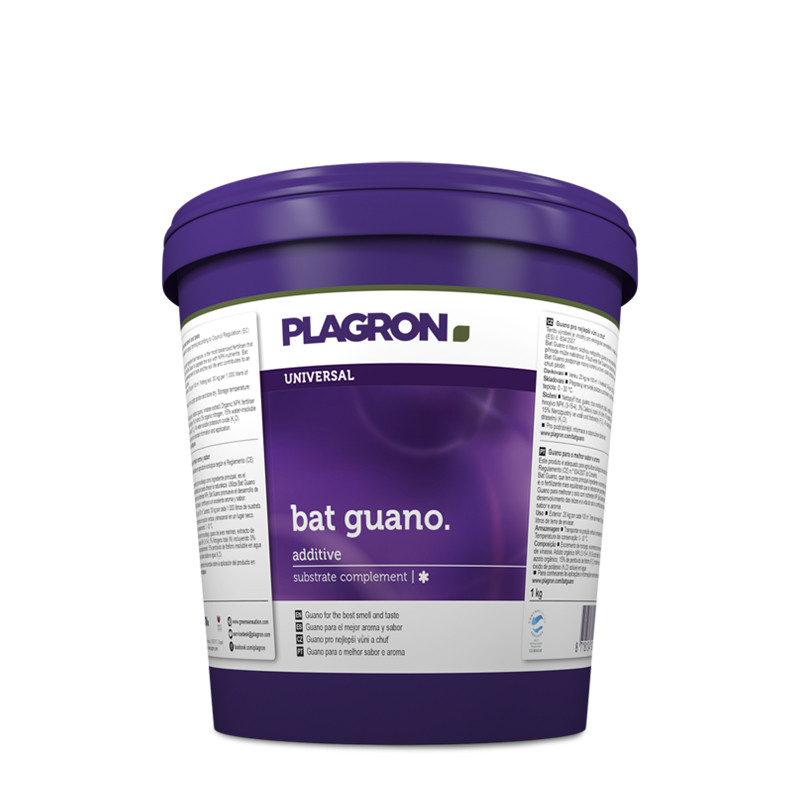 fertilizante orgânico Bat Guano 1L - Plagron guano de morcego