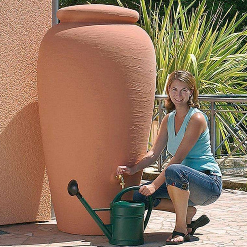 Kit serbatoio a parete Amphora - Terracotta - 500 L - Garantia