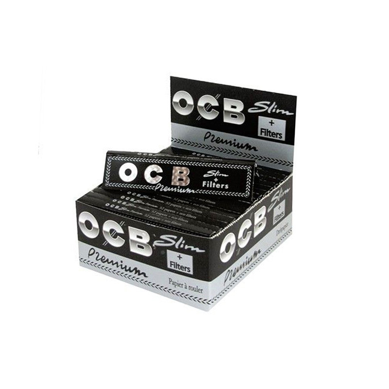  OCB Rolling Papers Premium Slim- 3 Packs - Finest