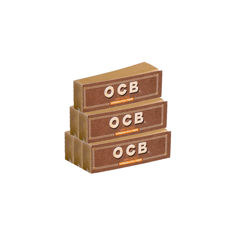 OCB - Pacote de 25 pacotes de filtros de cartão virgem