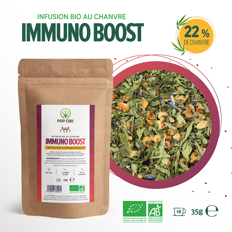 POP CBD WELLNESS IMMUNO BOOST BIO 35G