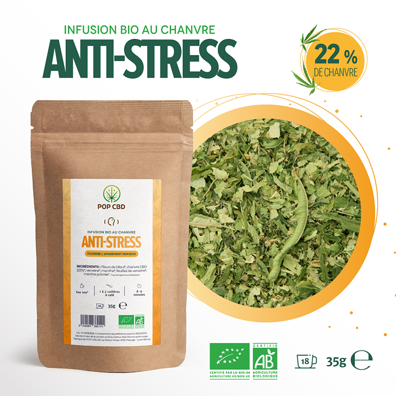 POP CBD WELLNESS ANTI-STRESS BIO 35G