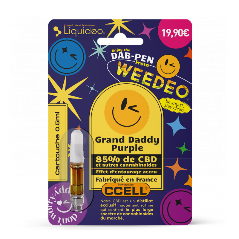 Papa Pod CBD Cartridge - Papa Purple - Weedeo