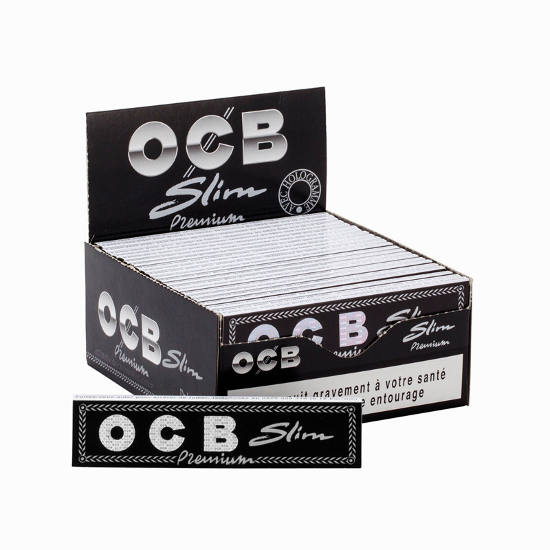 OCB Slim x 50  Boite de 50 carnets de feuilles à rouler OCB