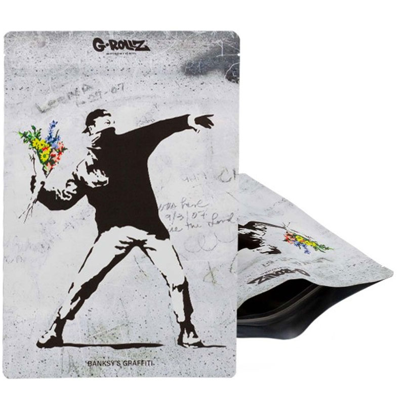 Bolsos de Lançamento de Flores do Banksy x25 - 150x200mm - G-Rollz