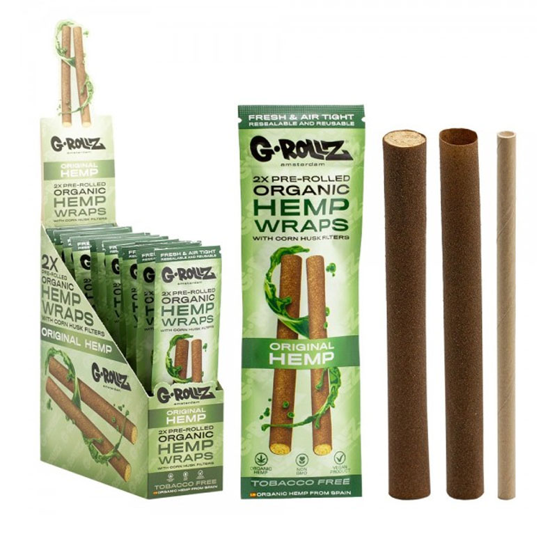 Pre-rolled hemp-based sheets - Original - 2X - G-Rollz 