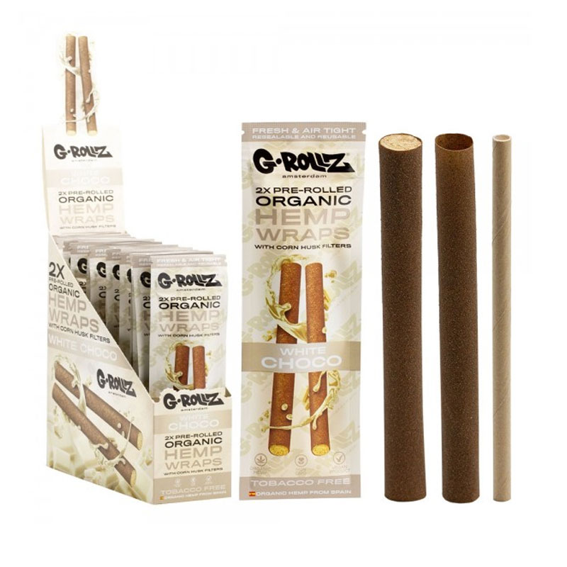 G-ROLLZ | 2X WRAP CIOCCOLATO BIANCO PRE-ROLLATO CANAPA