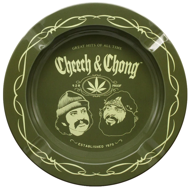 Cinzeiro Cheech & Chong - Escuro - 13.5cm - (13.5cm) G-Rollz