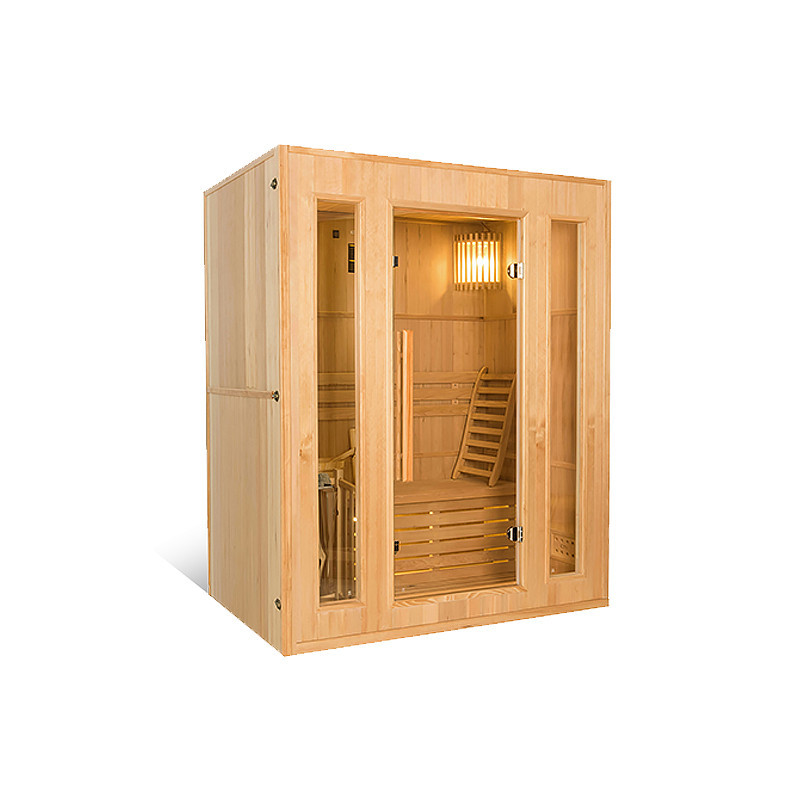 SAUNA A VAPORE ZEN - CONFEZIONE COMPLETA A 3 POSTI