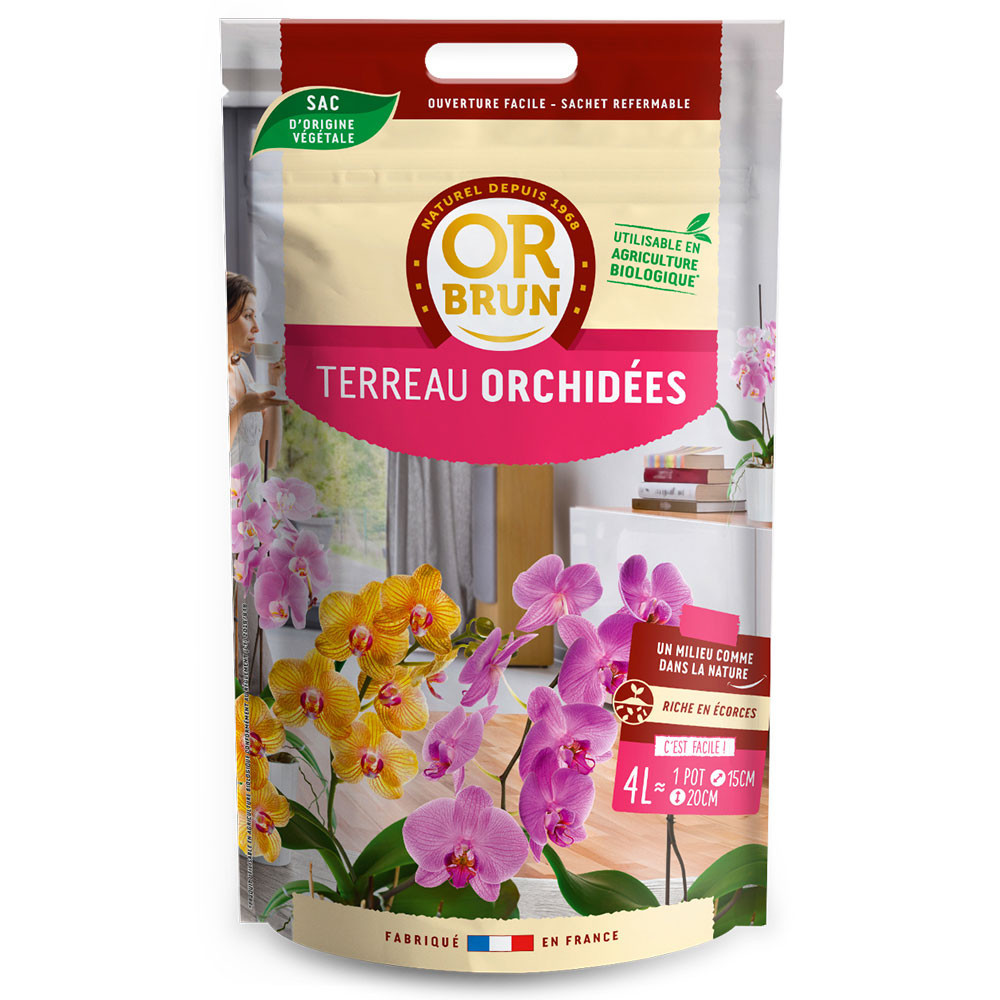 Terra para Orquídeas - 4L Or Brun