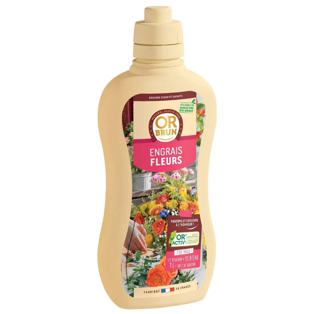 Fertilizante líquido floral - 1L - França Or Brun