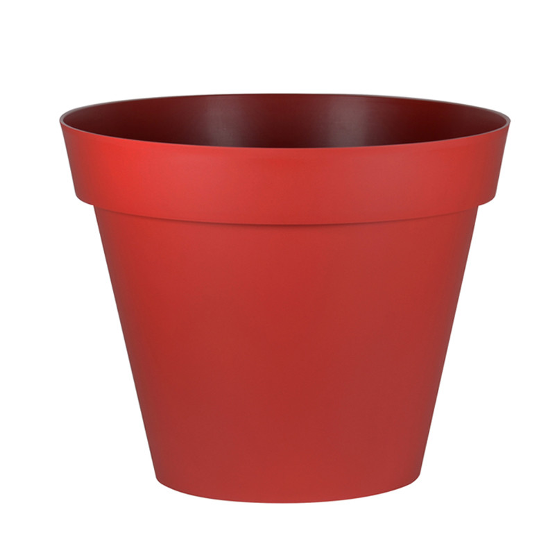 Pot rond Toscane Ø30cm 10L rouge rubis - EDA