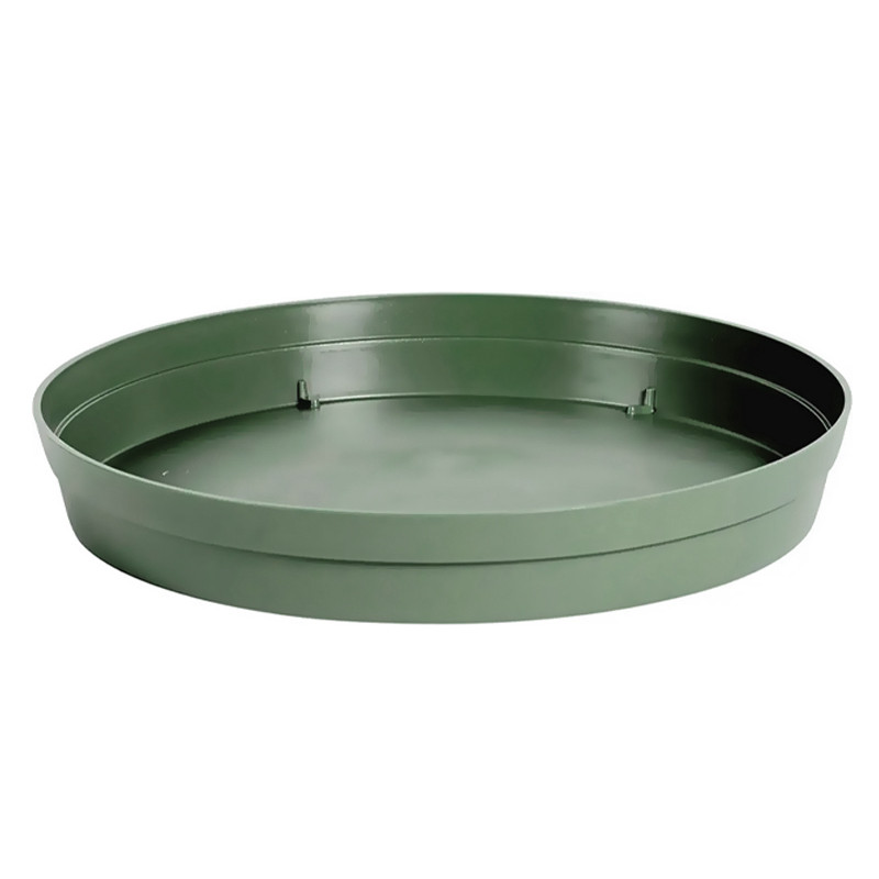 Soucoupe ronde Ø40cm Toscane vert laurier - EDA