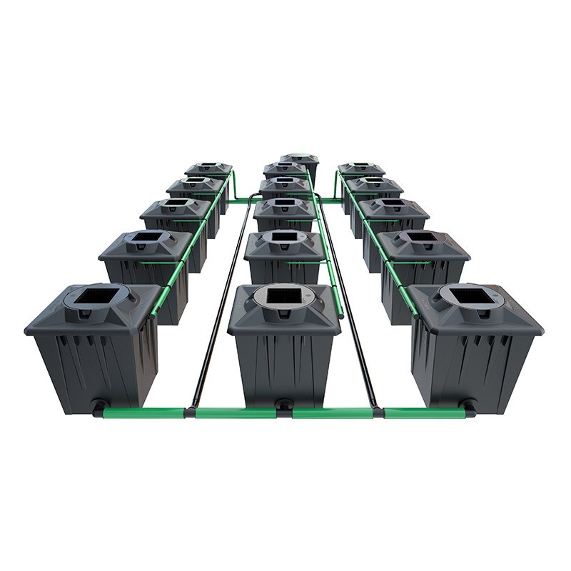 RDWC systeem Black serie - 15 x 20L - Alien Hydrocultuur