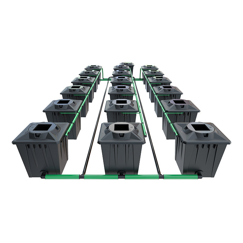 RDWC systeem Black serie - 18 x 20L - Alien Hydrocultuur