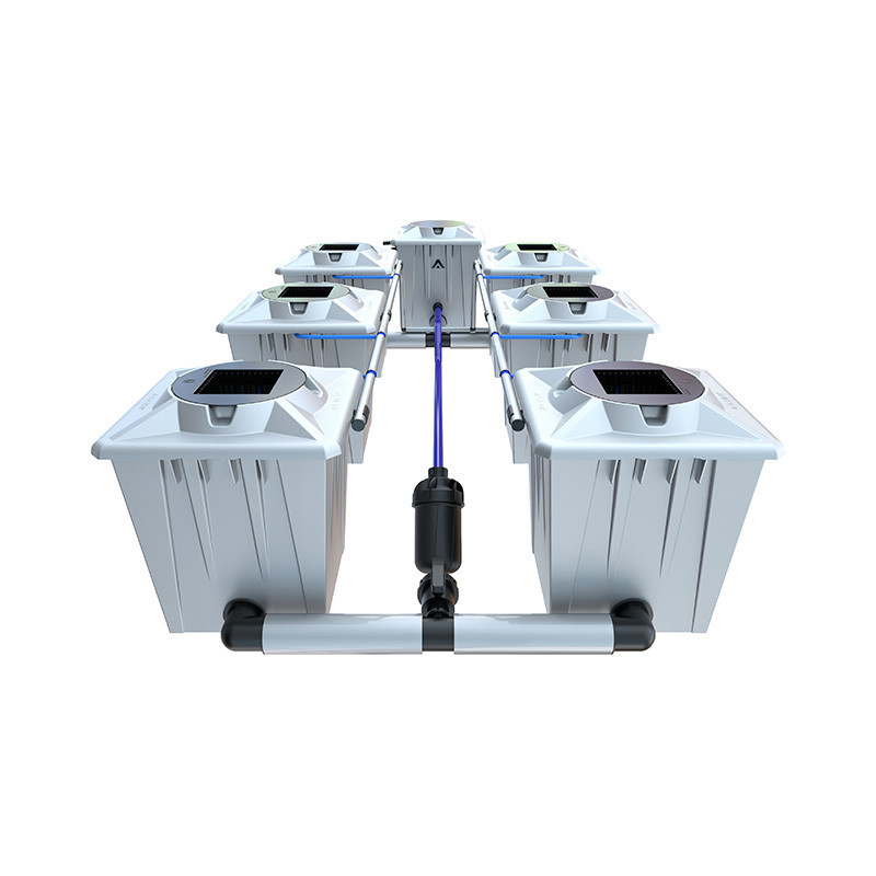 Sistema RDWC PRO Silver serie - 6 x 20L - Alien Hidroponía