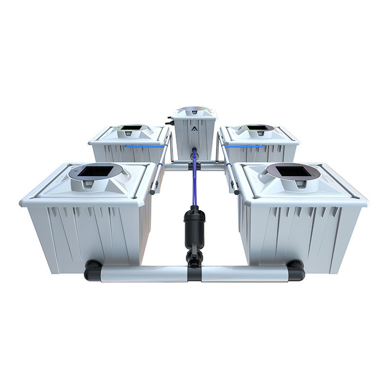 RDWC PRO System Silver series - 4 x 36L - Alien Hydroponics