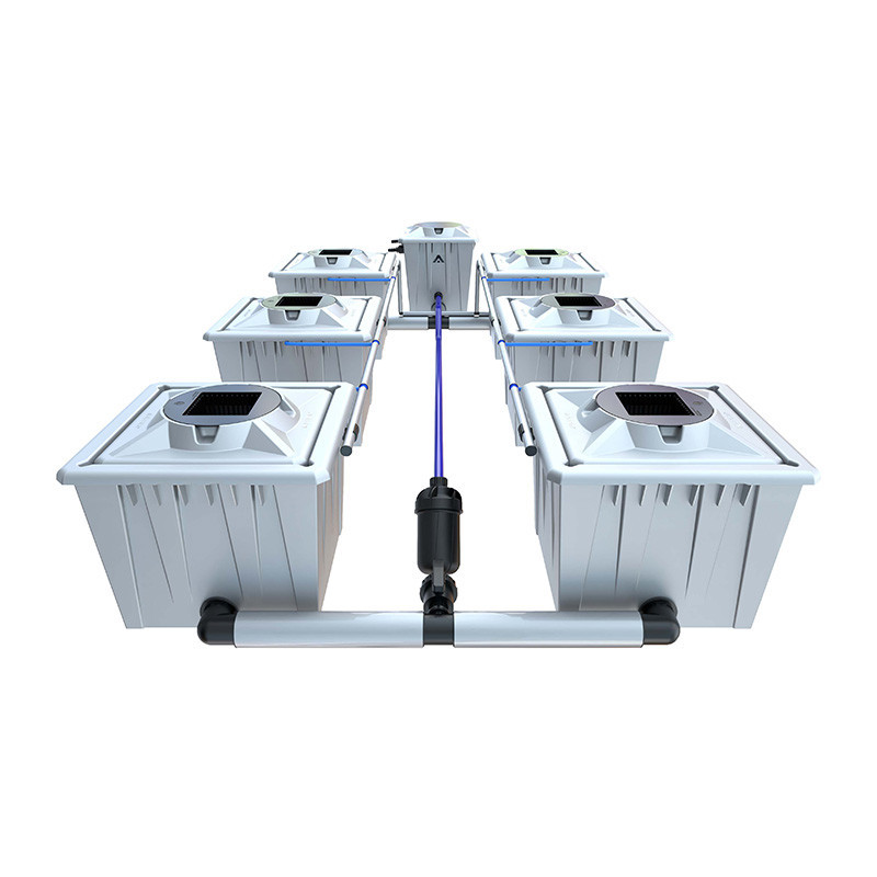 RDWC PRO System Silver series - 6 x 36L - Alien Hydroponics