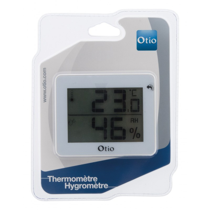 Thermomètre digital intérieur Otio blanc