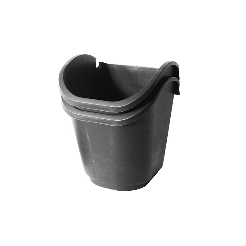 2 pots carrés - 2.5L - Pour support mur végétal - H20.5x17.5x19.5cm