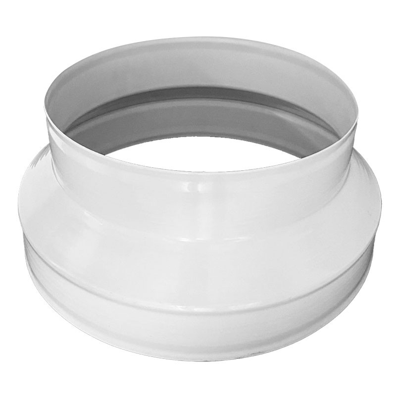 Grille d'aération avec caoutchouc Ø150mm - Acier Blanc - Anti insecte -  Winflex Ventilation