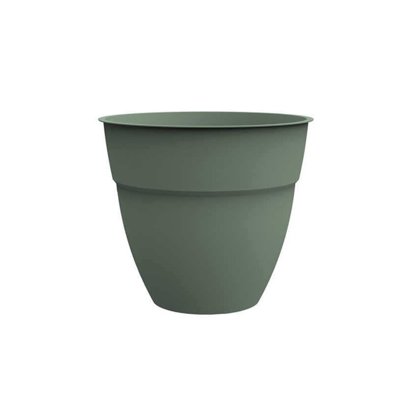Pot rond 20cm - 19,3x16cm - 2,6L - Osaka vert laurier - EDA Plastique