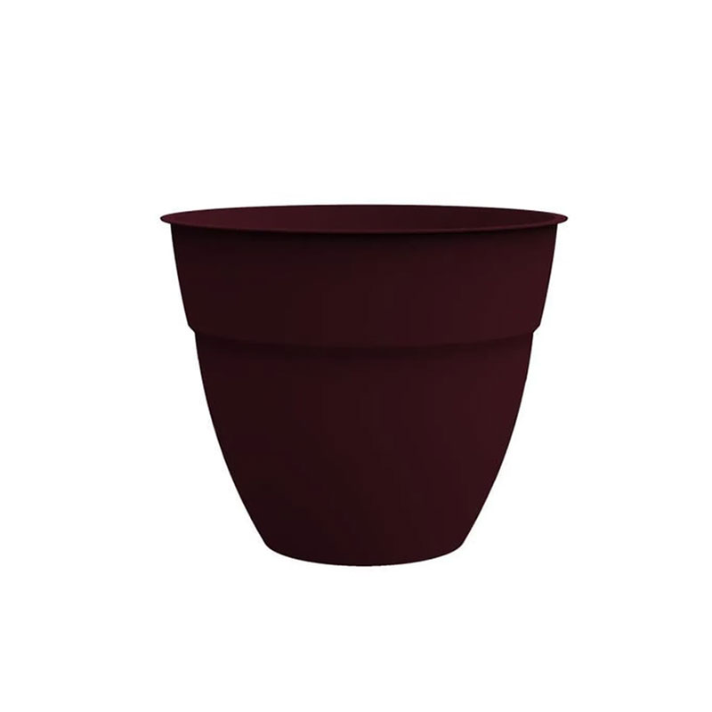 Pot rond 20cm - 19,3x16cm - 2,6L - Osaka rouge bourgogne - EDA Plastique