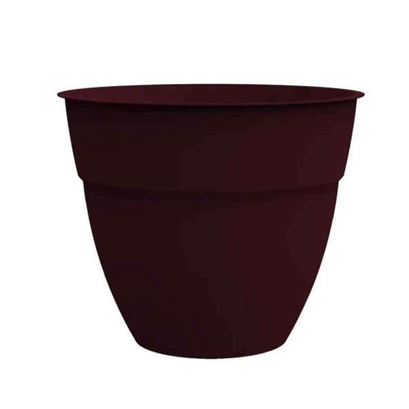 Pot rond 30cm - 30,9x25,5cm - 11,7L - Osaka rouge bourgogne - EDA Plastique