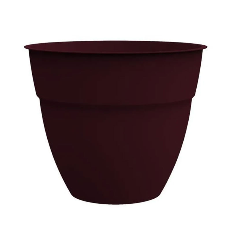 Pot rond 40cm - 41x34,3cm - 28,3L - Osaka rouge bourgogne - EDA Plastique