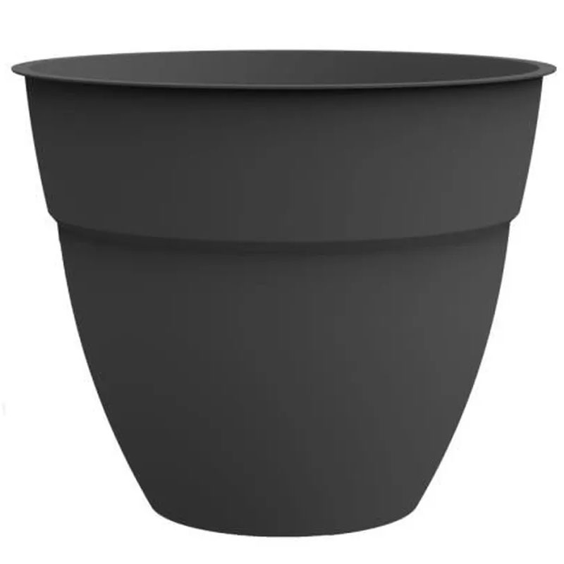 Pot rond 70cm - 73,6x61,8cm - 165L - Osaka gris anthracite - EDA Plastique