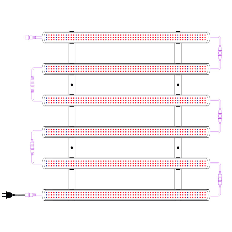 Ledbar 40w - 88cm - IP54 - Floraison - Superplant